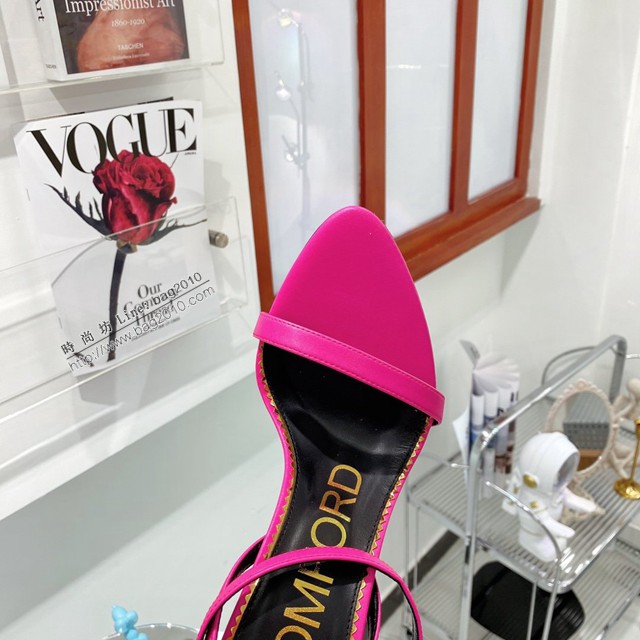 TOM FORD湯姆福特2022春夏專櫃新款女士高跟涼鞋 dx3126